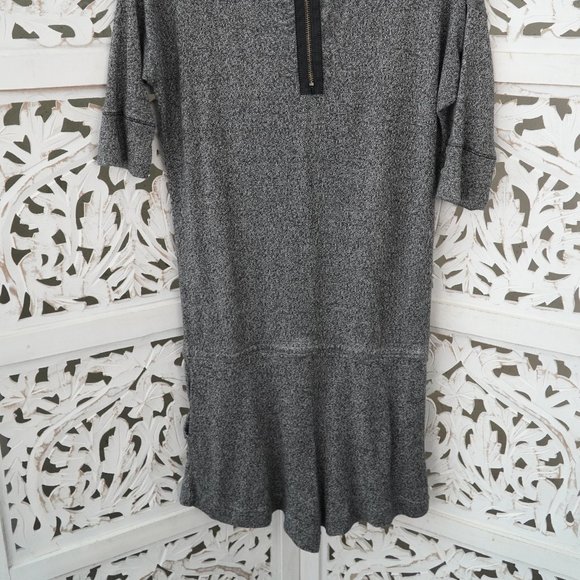 Kasie | Gray drawstring waist romper - Picture 5 of 6